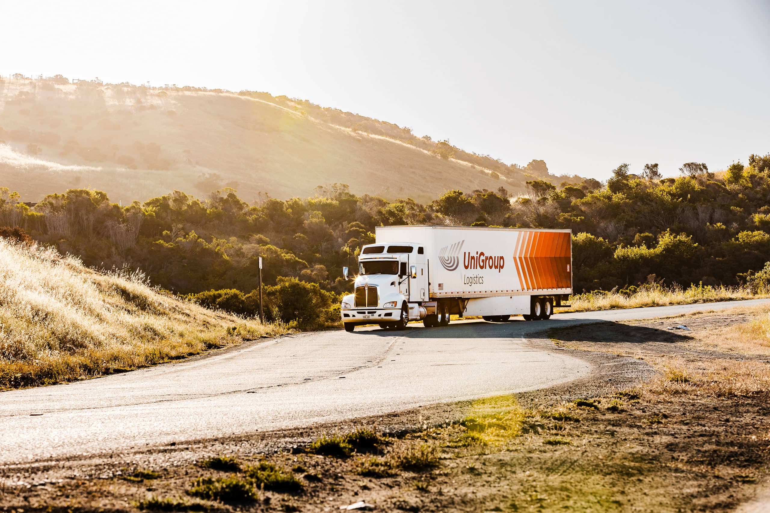 UniGroup Logistics Truck on the Road